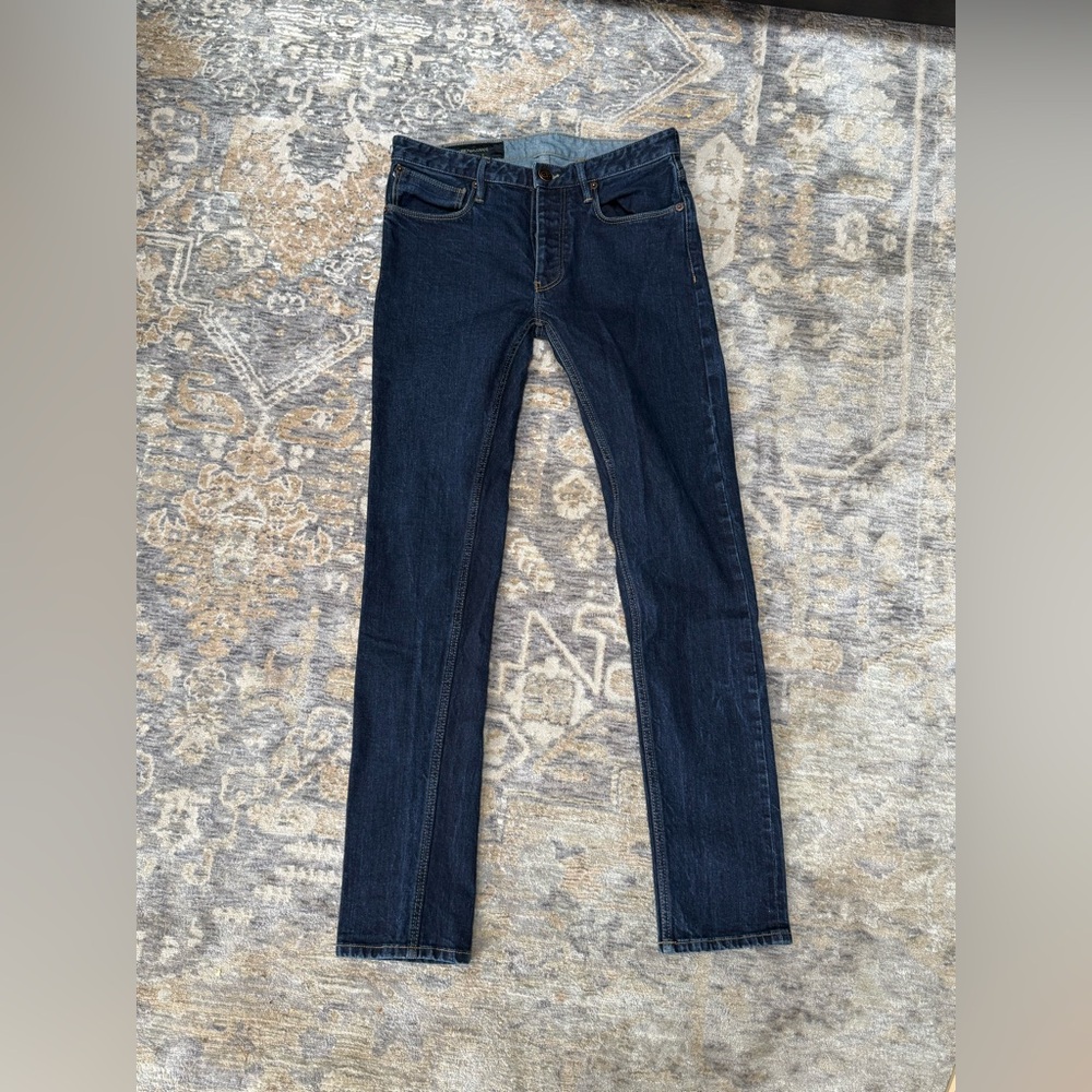 Emporio Armani LAB Low Rise Button Fly Jeans W30 L32